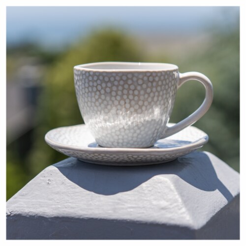 BIA Cordon Bleu Serene Demitasse Cup and Saucer Set - Crème Perspective: bottom