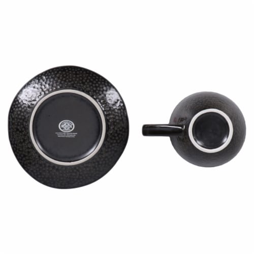 BIA Cordon Bleu Serene Demitasse Cup and Saucer Set - Black Perspective: bottom