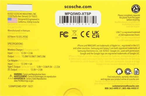 Scosche MagicMOUNT Wireless Window/Dash Phone Charger Perspective: bottom