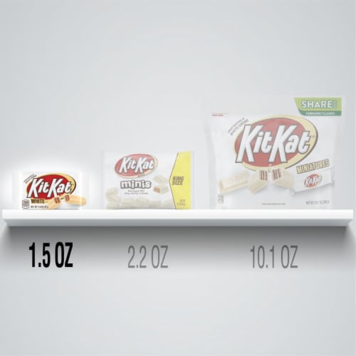 Kit Kat® White Creme Wafer Candy Bar Perspective: bottom