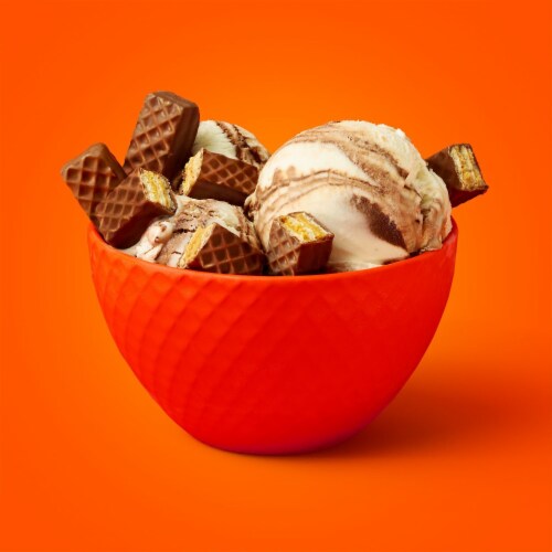 REESE'S STICKS Milk Chocolate Peanut Butter Wafer Candy Bar Perspective: bottom