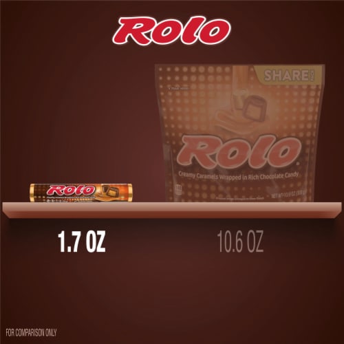 ROLO® Rich Chocolate Caramels Candy Roll Perspective: bottom