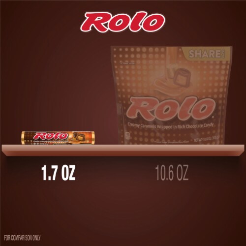 ROLO® Rich Chocolate Caramels Candy Roll Perspective: bottom
