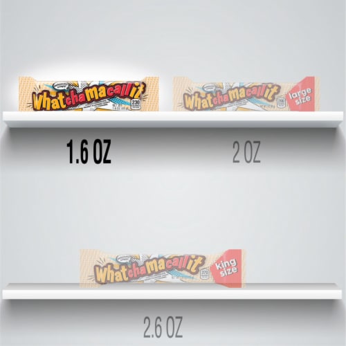 WHATCHAMACALLIT Chocolate Caramel and Peanut Flavored Crisps Candy Bar Perspective: bottom