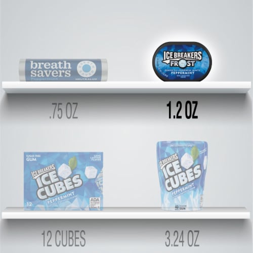 Ice Breakers Mints Frost Peppermint Dispenser Perspective: bottom