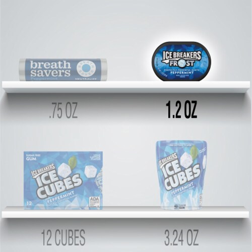 Ice Breakers Mints Frost Peppermint Dispenser Perspective: bottom