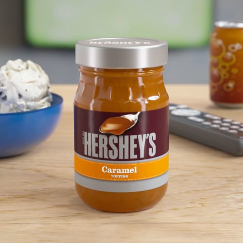 HERSHEY'S Caramel Topping Jar Perspective: bottom
