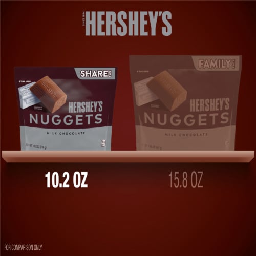 HERSHEY'S NUGGETS Milk Chocolate Candy Share Pack Perspective: bottom