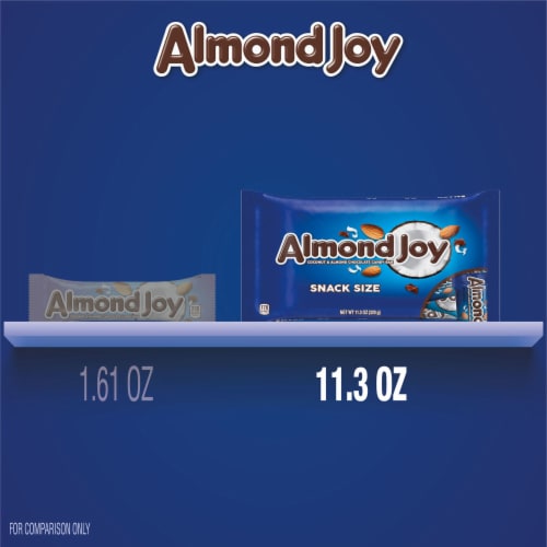ALMOND JOY Coconut and Almond Chocolate Candy Bag Perspective: bottom