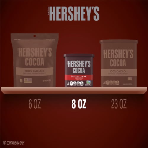 HERSHEY'S SPECIAL DARK Dutched Cocoa Powder Can Perspective: bottom