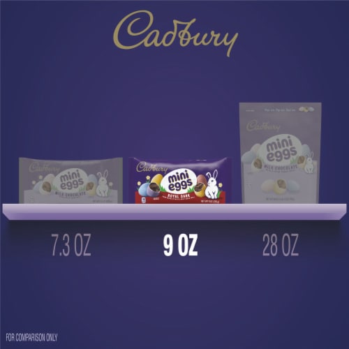 CADBURY MINI EGGS Royal Dark Chocolate with a Crisp Sugar Shell Treats Easter Candy Bag, 1 bag / 9 oz - Kroger
