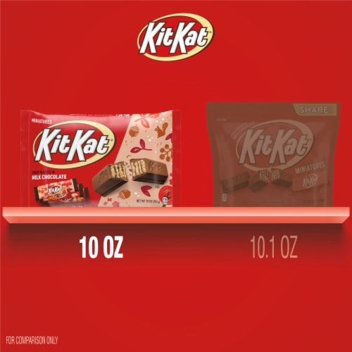 KIT KAT® Miniatures Milk Chocolate Crisp Halloween Wafer Candy Bars Bag Perspective: bottom
