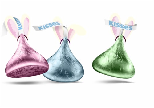 Hershey's Kisses Easter Milk Chocolates Perspective: bottom