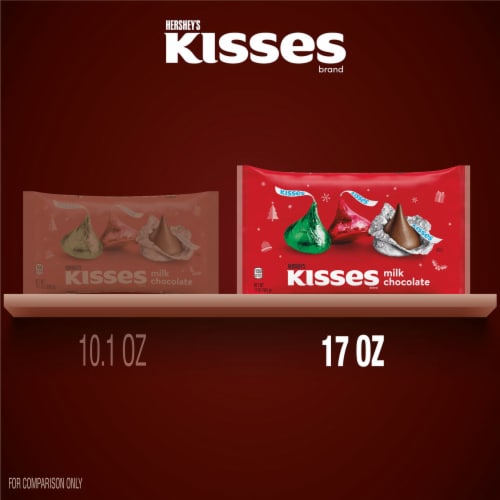 Hershey's Kisses Chocolate Bulk Christmas Candy, 100 Pcs - Kroger