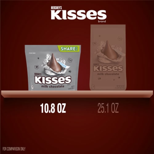 HERSHEY'S KISSES Milk Chocolate Halloween Candy Share Pack Perspective: bottom