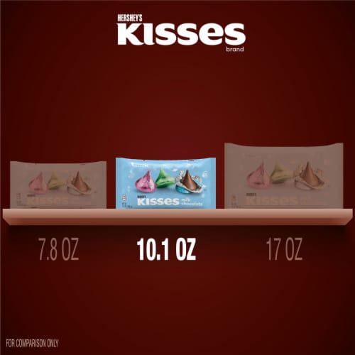 HERSHEY'S KISSES Milk Chocolate Easter Candy Bag Perspective: bottom