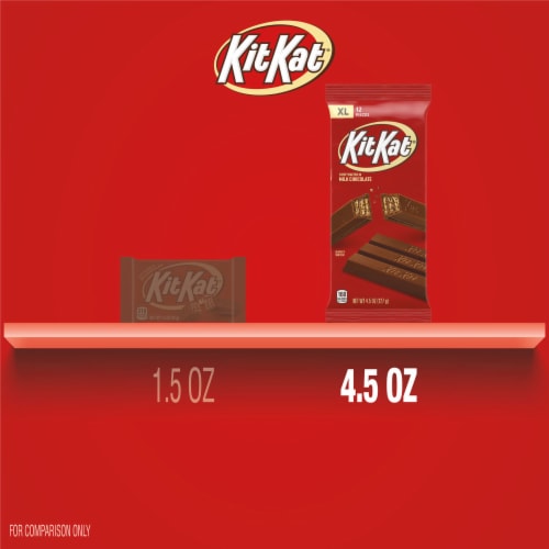 KIT KAT® Milk Chocolate Wafer XL Candy Bar Perspective: bottom