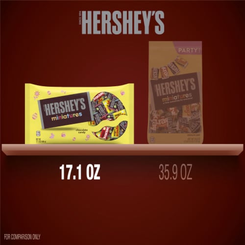 HERSHEY'S Miniatures Assorted Chocolate Easter Candy Variety Bag Perspective: bottom
