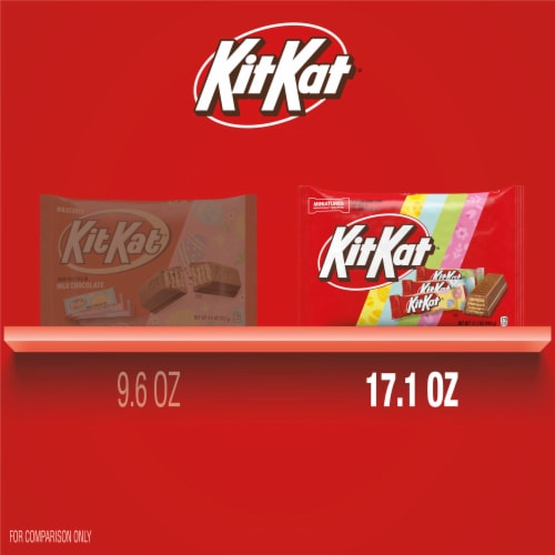 KIT KAT® Miniatures Milk Chocolate Wafer Easter Candy Bag Perspective: bottom