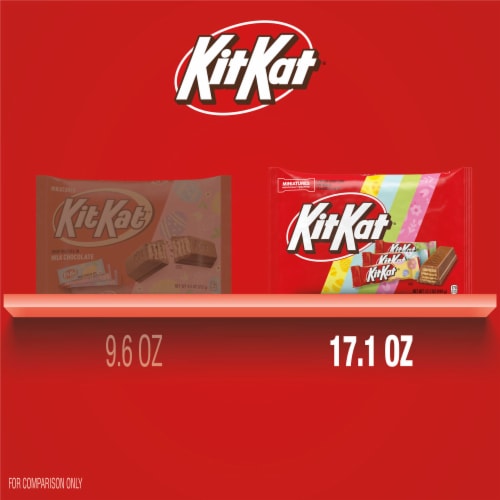 KIT KAT® Miniatures Milk Chocolate Wafer Candy Bars Easter Candy Bag, 1 bag  / 17.1 oz - Fry's Food Stores