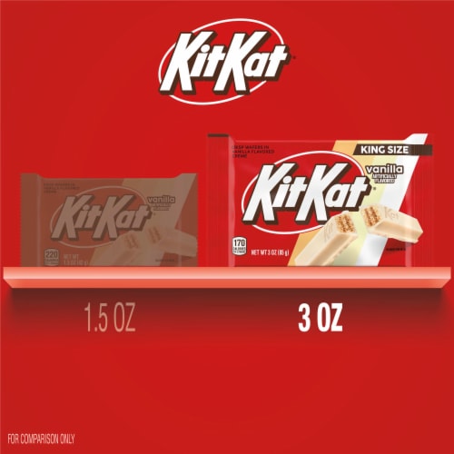 KIT KAT® Vanilla Flavored Wafer King Size Candy Bar Perspective: bottom