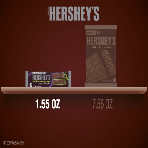 HERSHEY'S Halloween Props Milk Chocolate Candy Halloween Bar Perspective: bottom