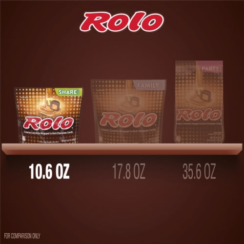 ROLO® Rich Chocolate Caramels Candy Share Pack Perspective: bottom