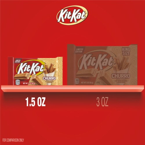 KIT KAT® Churro Flavored Wafer Candy Bar Perspective: bottom