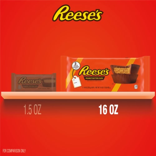 Half a shop pound reese cup