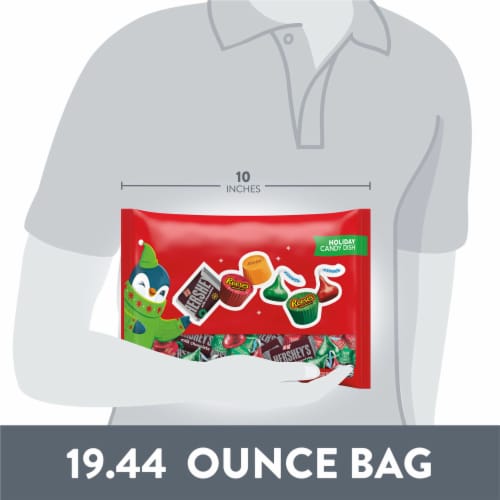 HERSHEY'S REESE'S and ROLO® Assorted Chocolate Christmas Candy Variety Bag Perspective: bottom