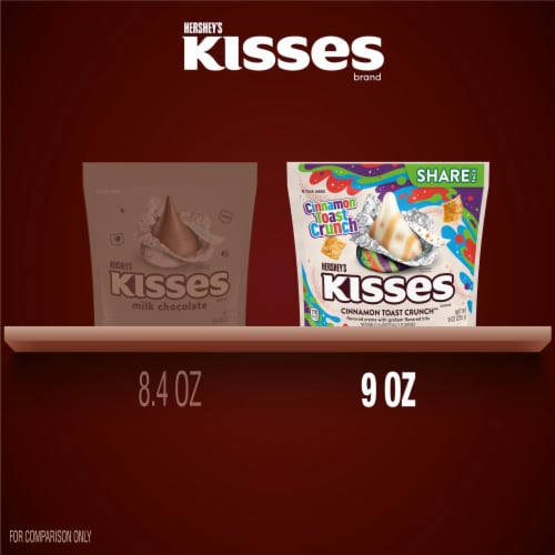 HERSHEY'S KISSES CINNAMON TOAST CRUNCH Flavored Candy Share Pack Perspective: bottom