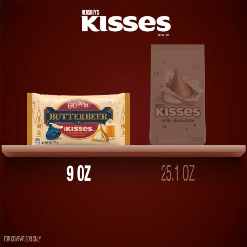HERSHEY'S KISSES Butterbeer Flavored Easter Candy Bag Perspective: bottom