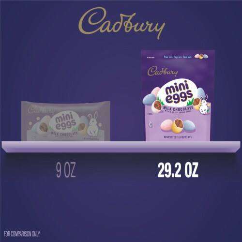 CADBURY MINI EGGS Milk Chocolate Easter Candy Bag Perspective: bottom