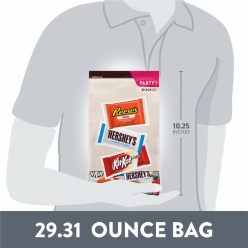 HERSHEY'S KIT KAT® and REESE'S Assorted Flavored Snack Size Candy Party Pack Perspective: bottom