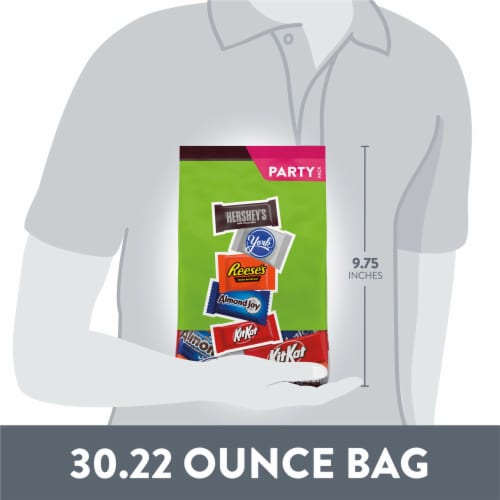 Hershey Assorted Chocolate Flavored Candy Party Pack Perspective: bottom