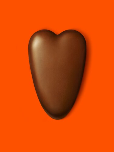 Reese's Milk Chocolate Peanut Butter Hearts Candy Perspective: bottom