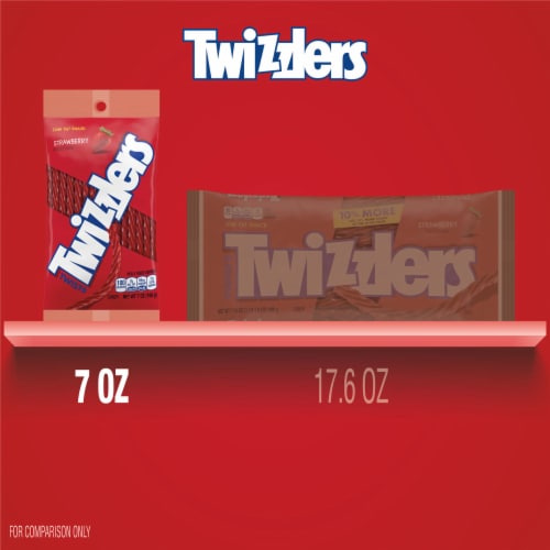 TWIZZLERS Twists Strawberry Candy Bag Perspective: bottom
