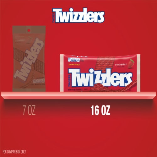 TWIZZLERS Twists Strawberry Flavored Licorice Style Christmas Candy Bag Perspective: bottom