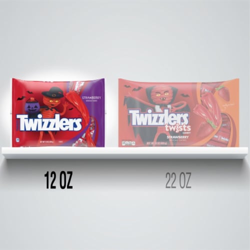 Twizzlers Strawberry Snack Size Twists Perspective: bottom