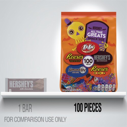 Hershey's All Time Greats Snack Size Halloween Assortment Perspective: bottom