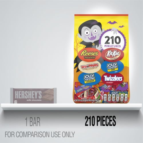 Hershey's Reese's, Jolly Rancher, Twizzlers, Whoppers, and Kit Kat® Candy Assortment Perspective: bottom