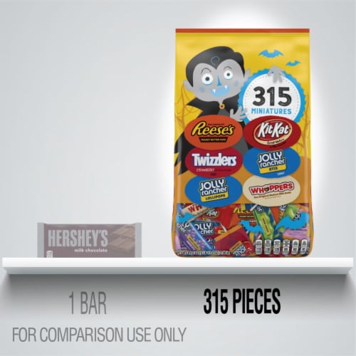 Hershey's Miniature Halloween Candy Assortment Perspective: bottom