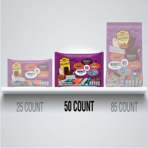 Hershey Spooky Shapes Snack Size Candy Assortment Perspective: bottom