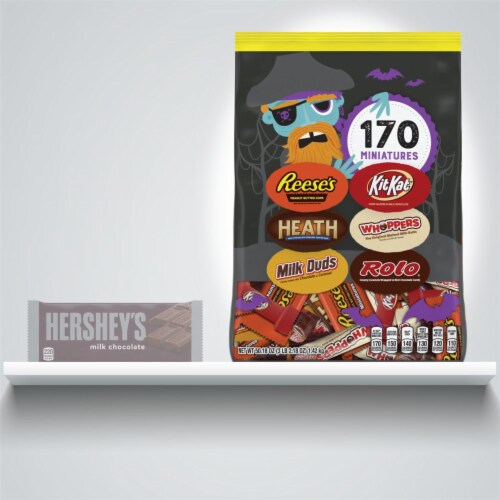 Hershey's Chocolate Miniatures Candy Assortment Perspective: bottom