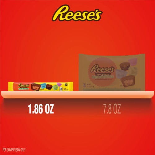 REESE'S Miniatures Milk Chocolate Peanut Butter Cups Easter Candy Pack Perspective: bottom