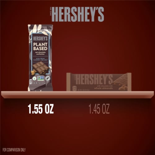 HERSHEY'S Plant Based Extra Creamy with Almond and Sea Salt Candy Bar Perspective: bottom