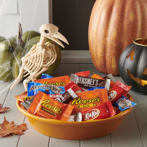 Hershey All Time Greats Chocolate and Peanut Butter Assortment Halloween Perspective: bottom