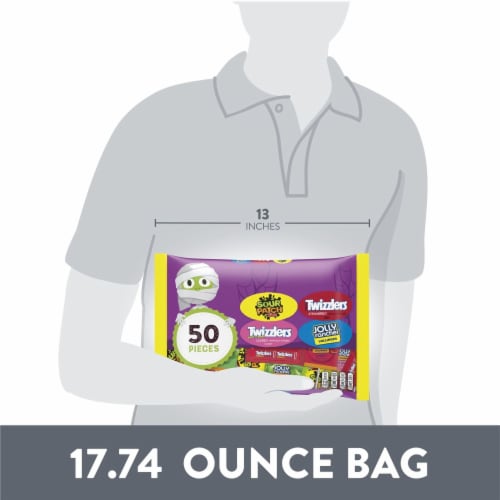 Hershey and Mondelez Fruit Flavored Assortment Chewy and Hard Candy Halloween Variety Bag Perspective: bottom
