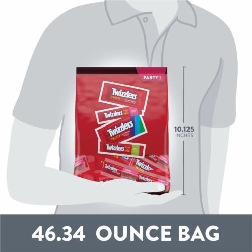 TWIZZLERS Assorted Flavored Licorice Style Candy Bulk Party Pack Perspective: bottom
