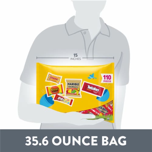 Hershey Assorted Flavored Easter Candy Bulk Bag Perspective: bottom